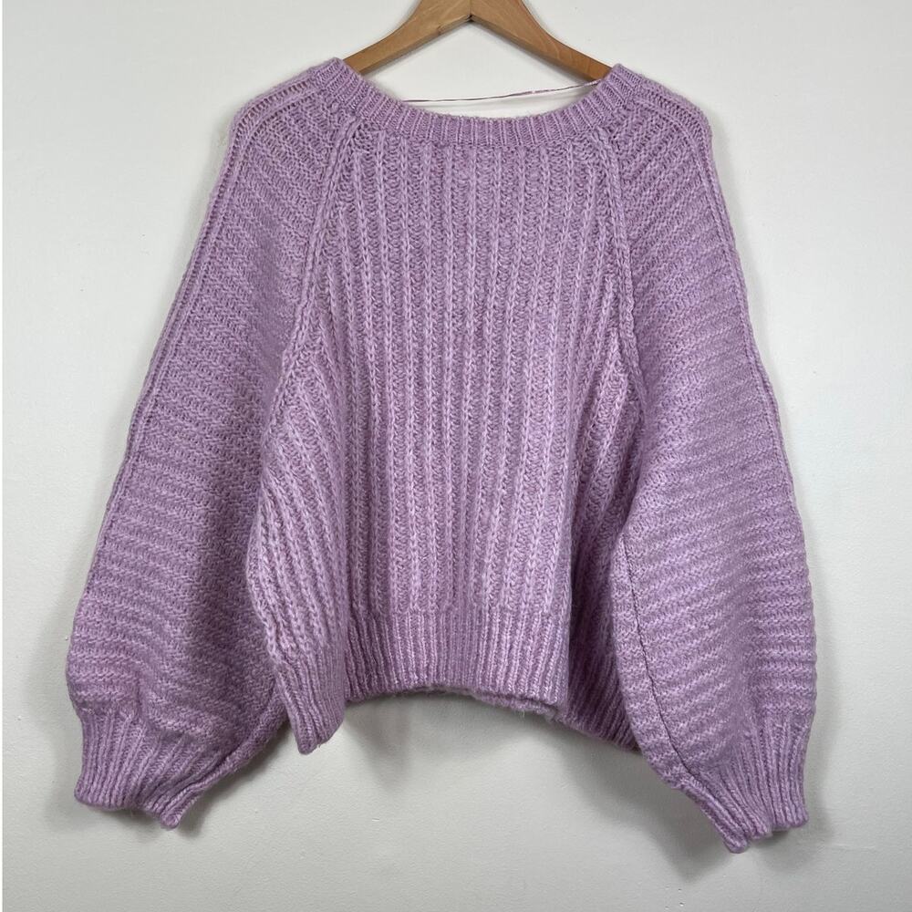 New Free People Carter Pullover in Moonlit Orchid Women's Size M - Picture 4 of 11